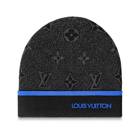 bonnet lv|louis vuitton blue beanie.